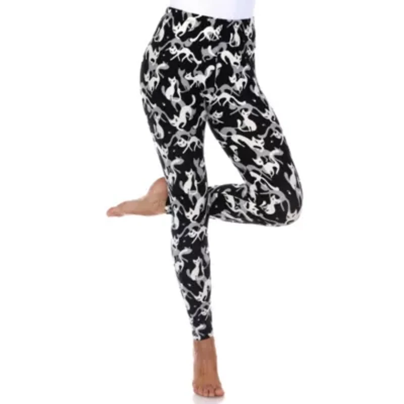 Women’s Halloween Cat Leggings 2-Pack