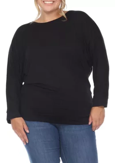 Plus Dolman Sleeve Top