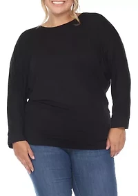 Plus Dolman Sleeve Top