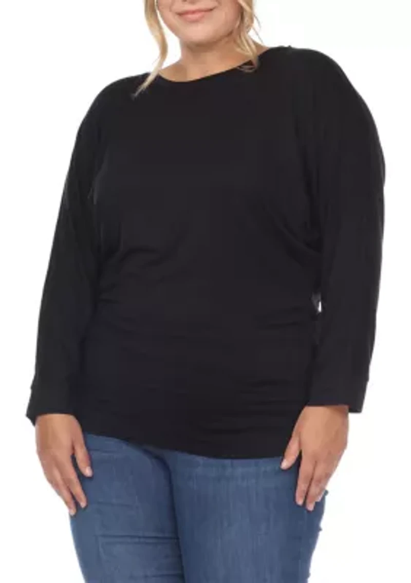 Plus Dolman Sleeve Top