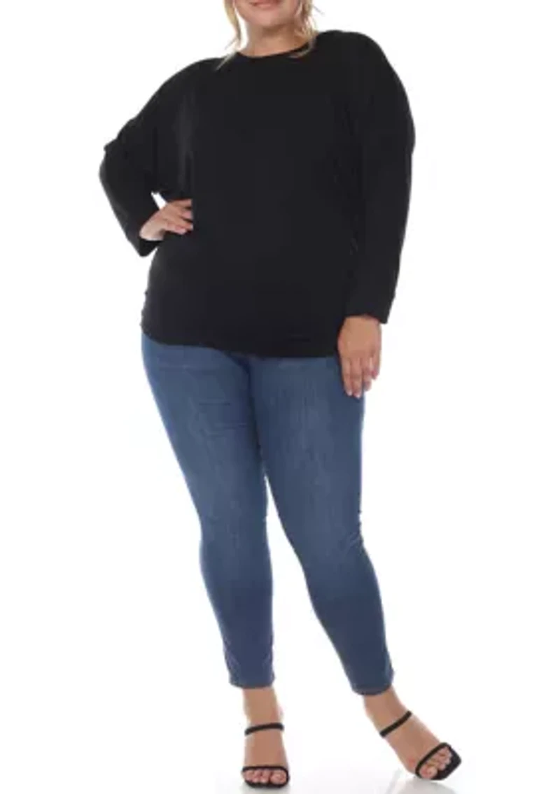 Plus Dolman Sleeve Top