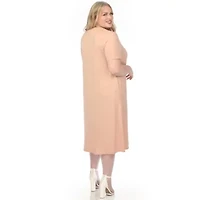 Plus Crew Neck T-Shirt Dress