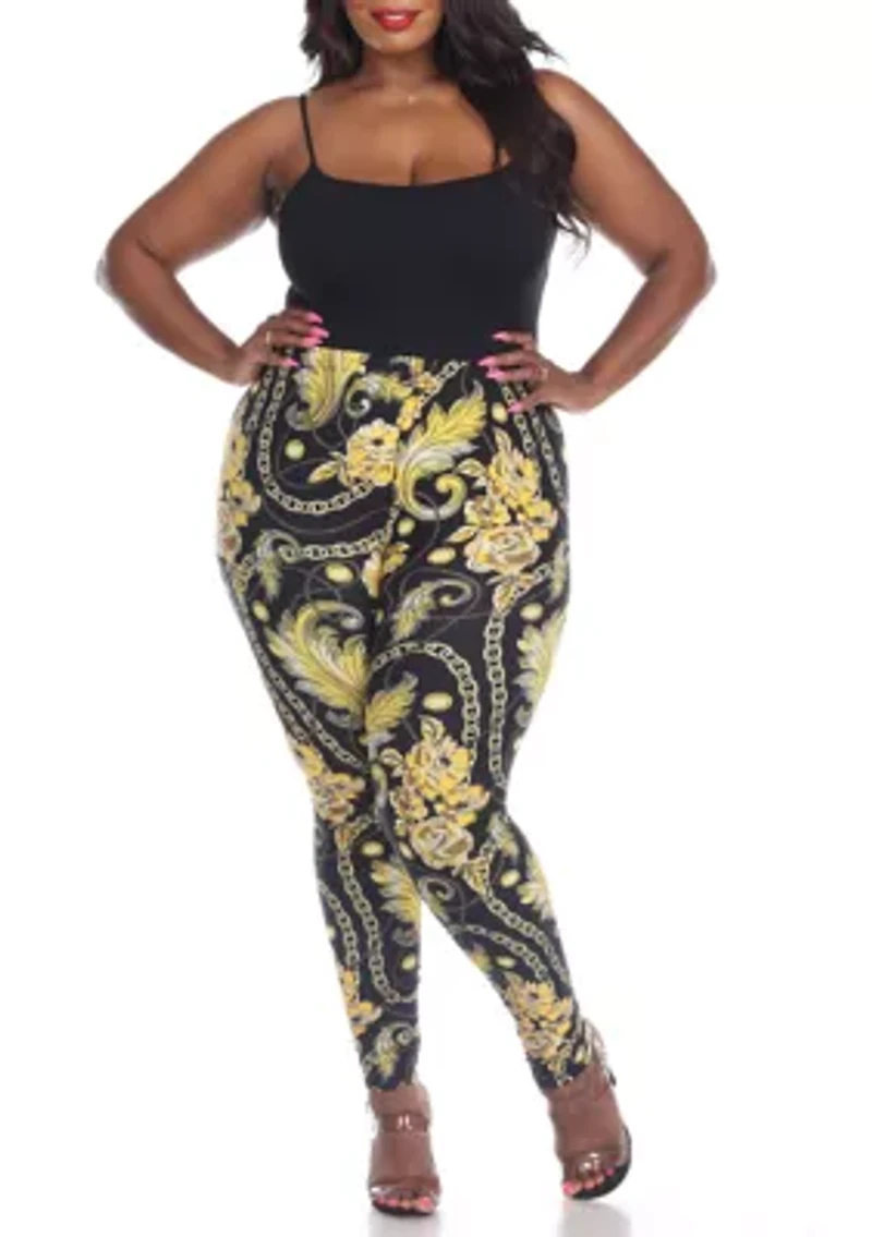 Plus Printed Leggings