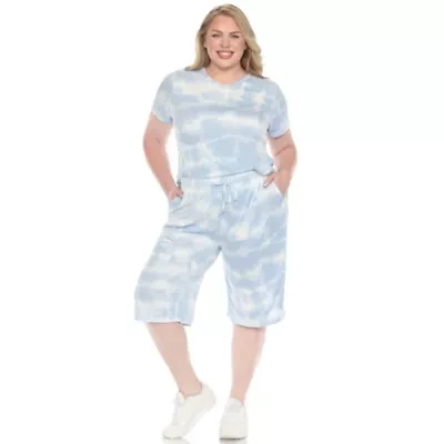 Plus Soft Capri Pajama Lounge Set