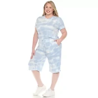 Plus Soft Capri Pajama Lounge Set