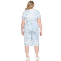 Plus Soft Capri Pajama Lounge Set