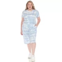 Plus Soft Capri Pajama Lounge Set