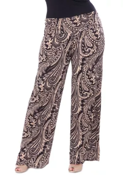 Plus Fashion Palazzo Pants