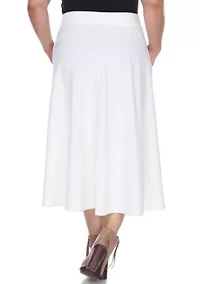 Plus Tasmin Flare Midi Skirt