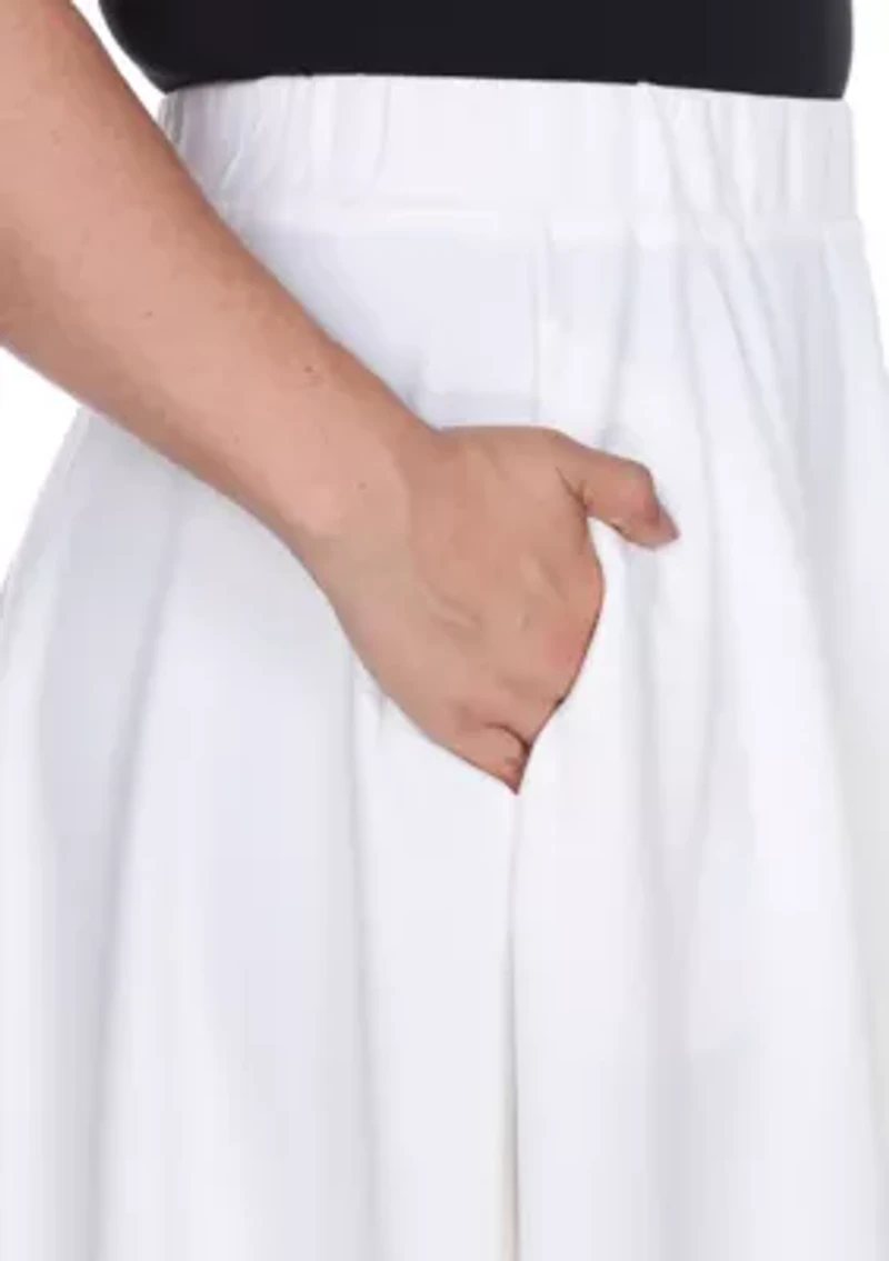 Plus Tasmin Flare Midi Skirt