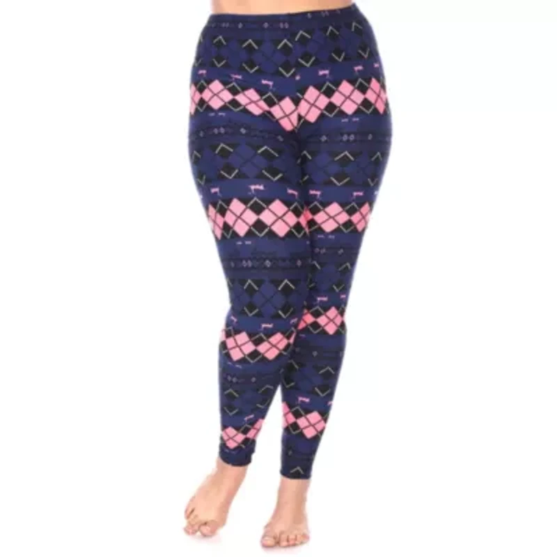 Plus Holiday Leggings 3-Pack – Festive Prints & Cozy Styles