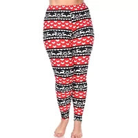 Plus Holiday Leggings 3-Pack – Festive Prints & Cozy Styles