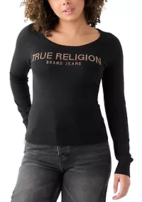 Women's Crystal Logo Sweater