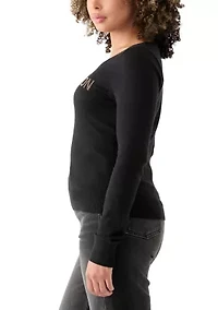 Women's Crystal Logo Sweater