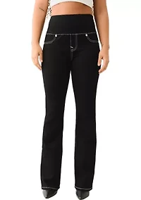 Women's Becca Bootcut Pull On Denim Jeans