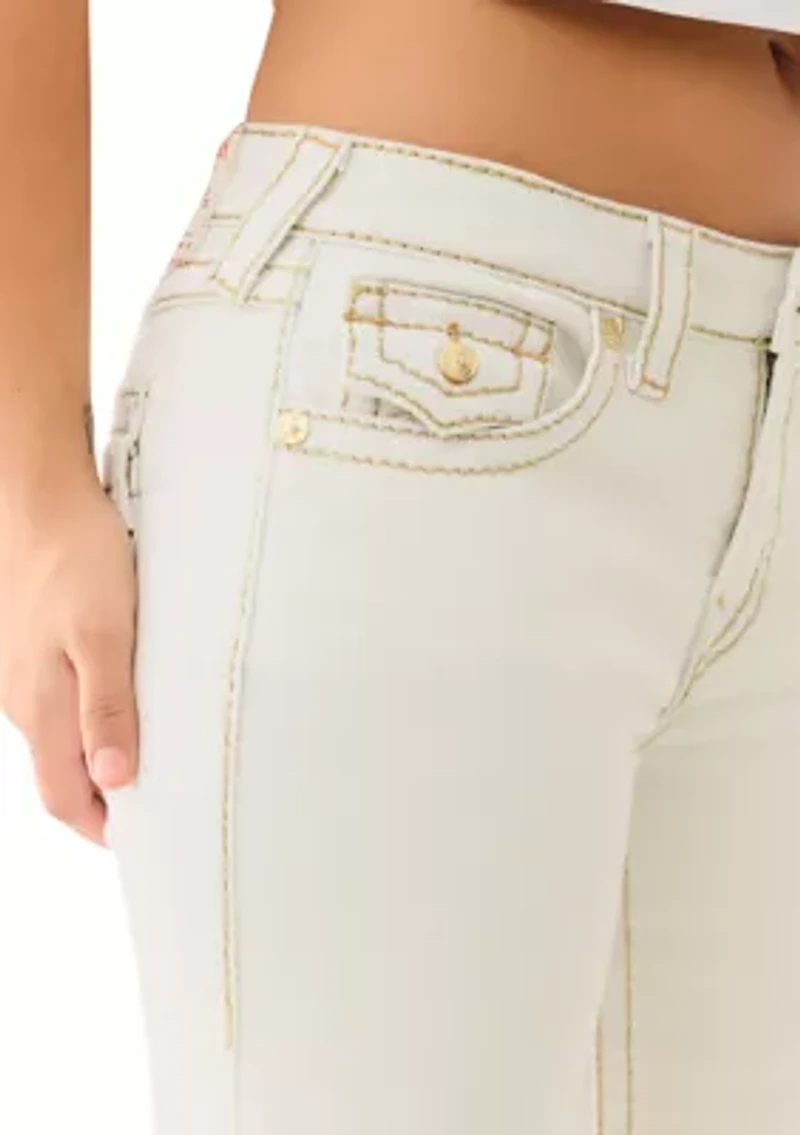 Women's Becca Bootcut Jeans with Lurex Stitch