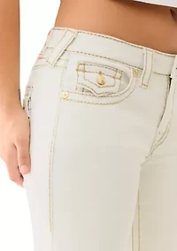 Women's Becca Bootcut Jeans with Lurex Stitch