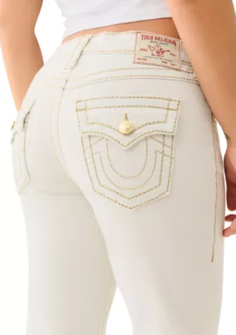 Women's Becca Bootcut Jeans with Lurex Stitch