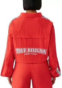 Women's Shrunken Nylon Track Jacket