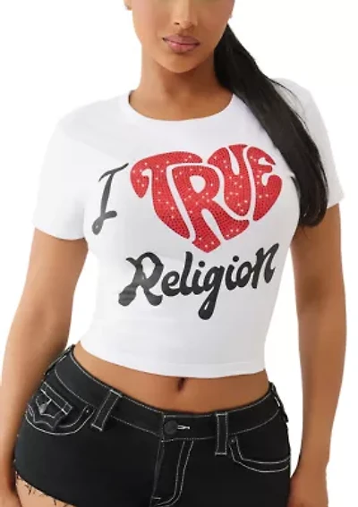I Love TR Logo Baby Tee