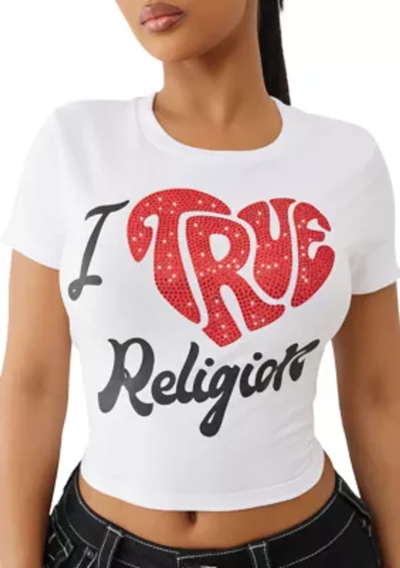 I Love TR Logo Baby Tee