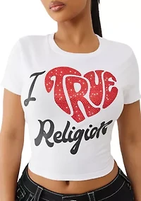 I Love TR Logo Baby Tee