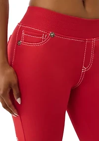 Boot Cut Big T Knit Pants