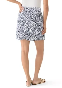 Women's Printed Sheeting Skort
