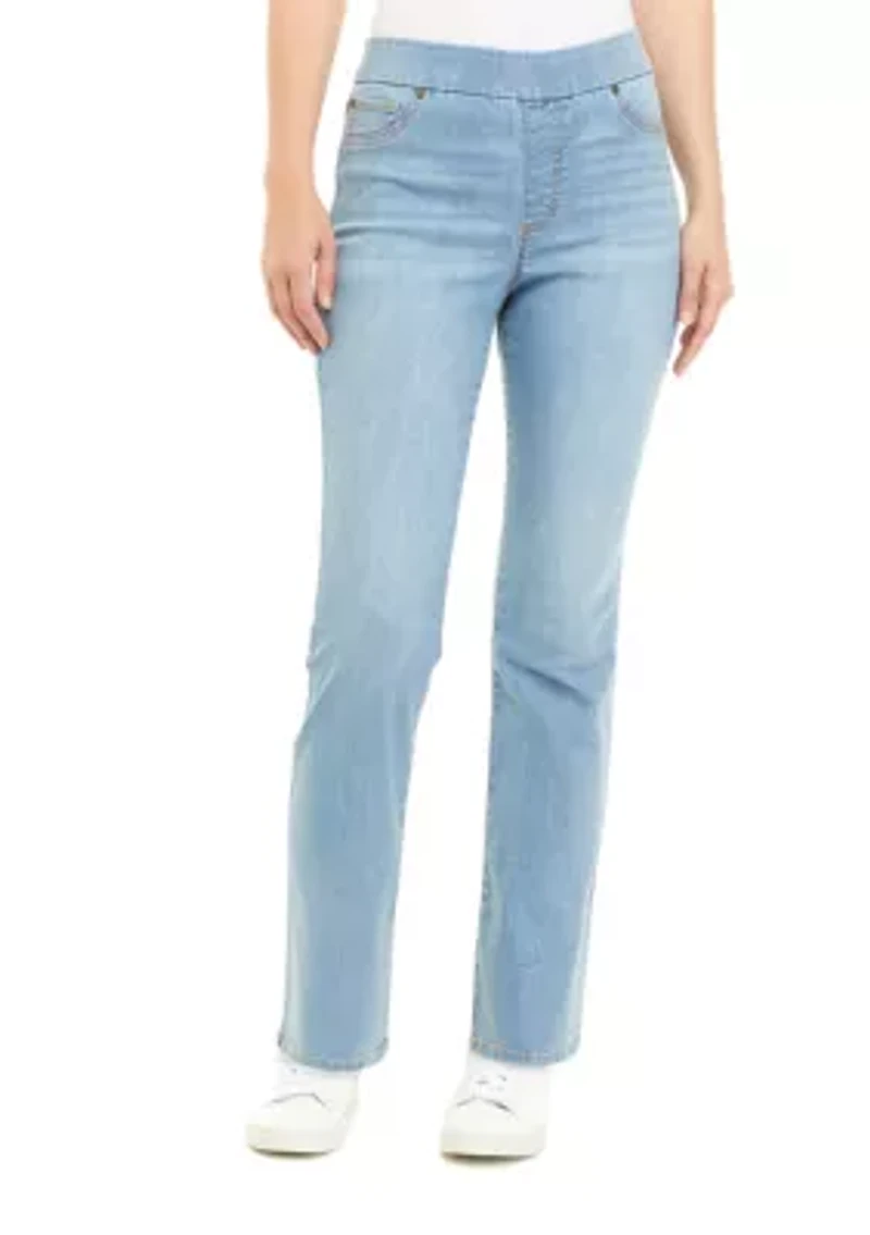 Petite Pull On Denim Jeans