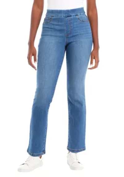 Petite Pull On Denim Jeans