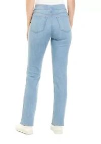 Petite Pull On Denim Jeans