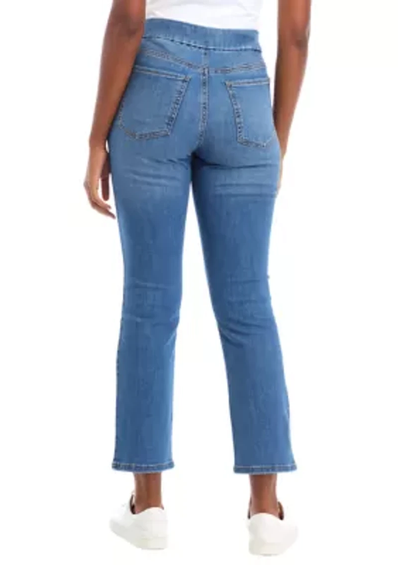 Petite Pull On Denim Jeans