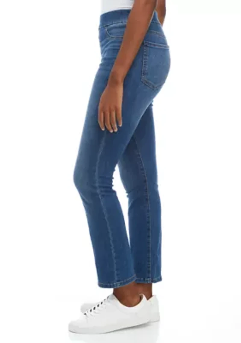 Petite Pull On Denim Jeans