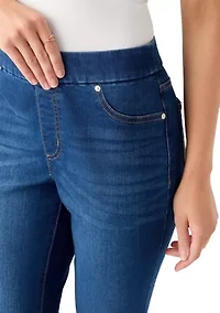 Petite Pull On Denim Jeans