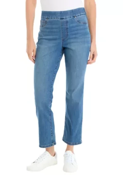 Petite Pull On Denim Jeans