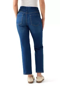 Petite Pull On Denim Jeans