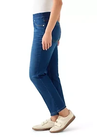 Petite Pull On Denim Jeans