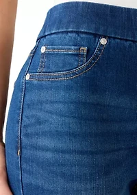 Petite Pull On Denim Jeans