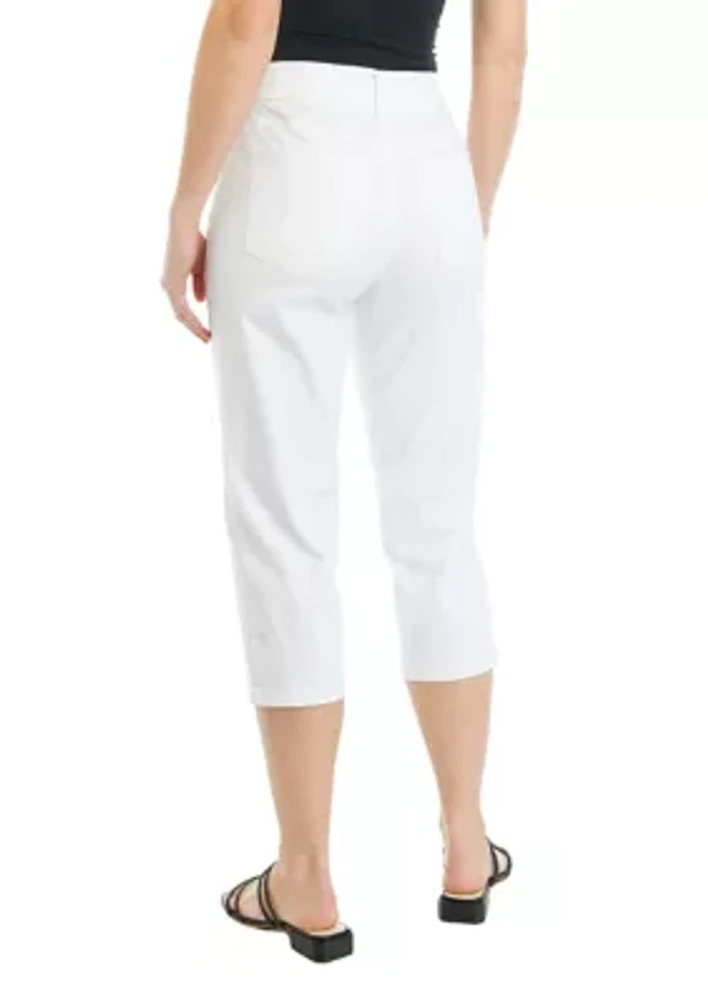 Women's Pull On Denim Capri Pants