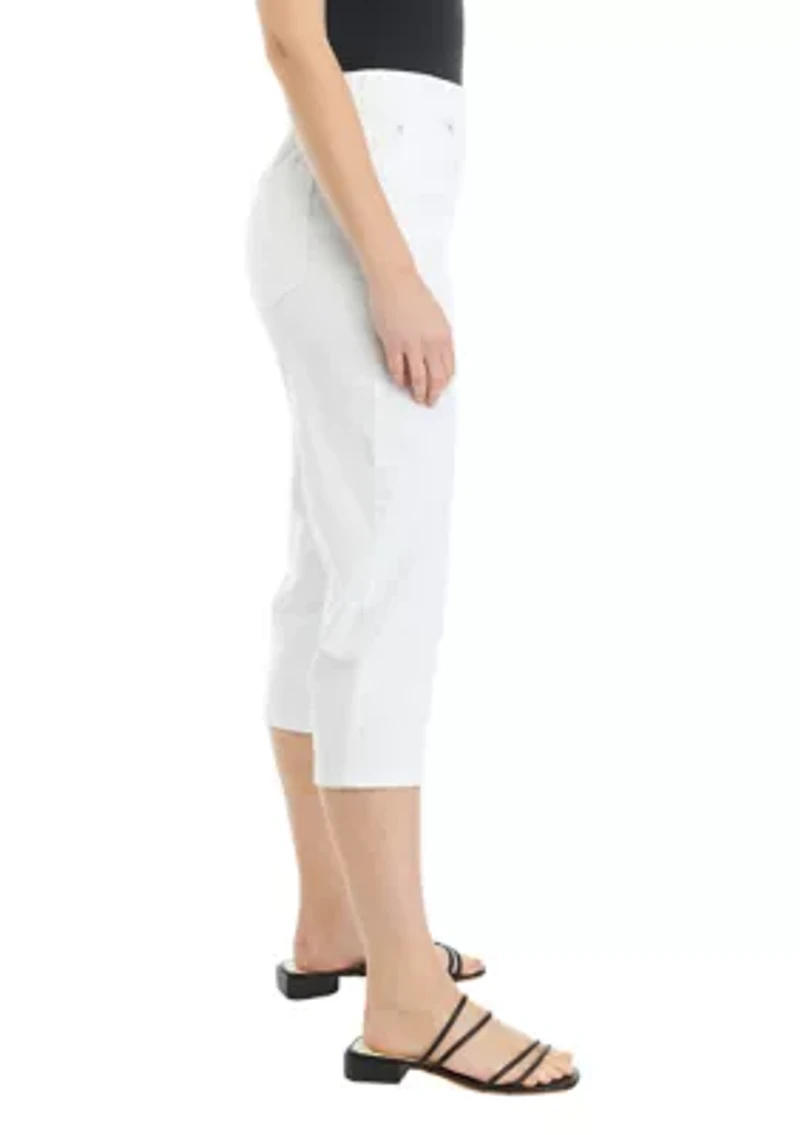 Women's Pull On Denim Capri Pants