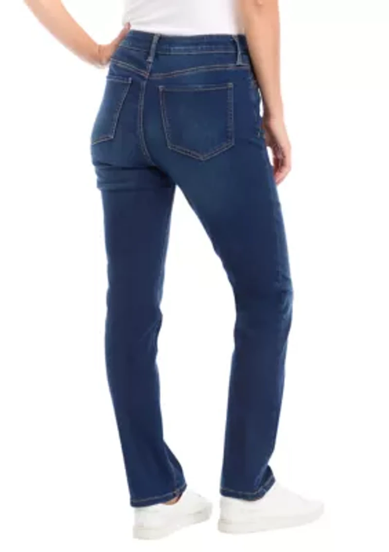 Women's 5 Pocket Straight Denim Jeans