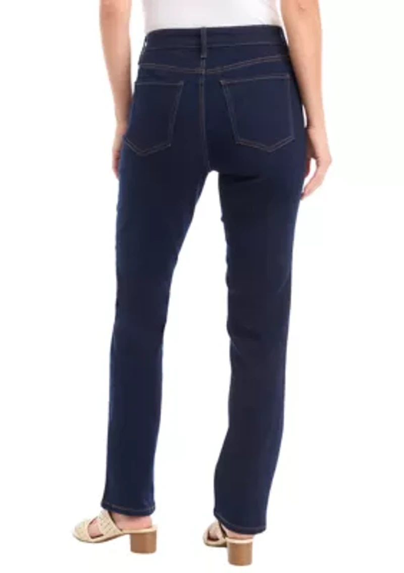 Women's 5 Pocket Straight Denim Jeans