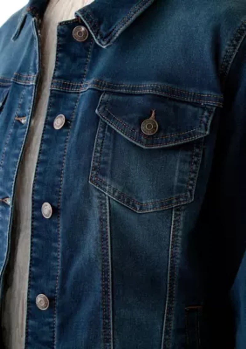 Women's Knit Denim Jacket