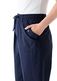 Women's Sheeting Crop Joggers