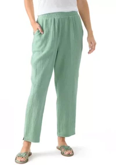 Women's Gauze Cropped Pants