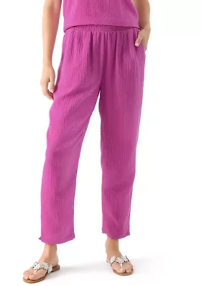 Women's Gauze Cropped Pants