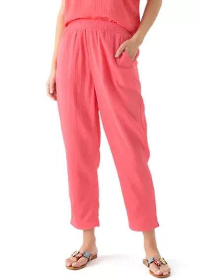 Women's Gauze Cropped Pants