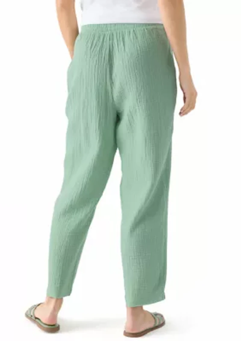 Women's Gauze Cropped Pants