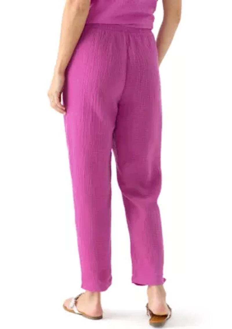 Women's Gauze Cropped Pants