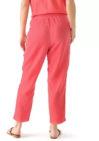 Women's Gauze Cropped Pants